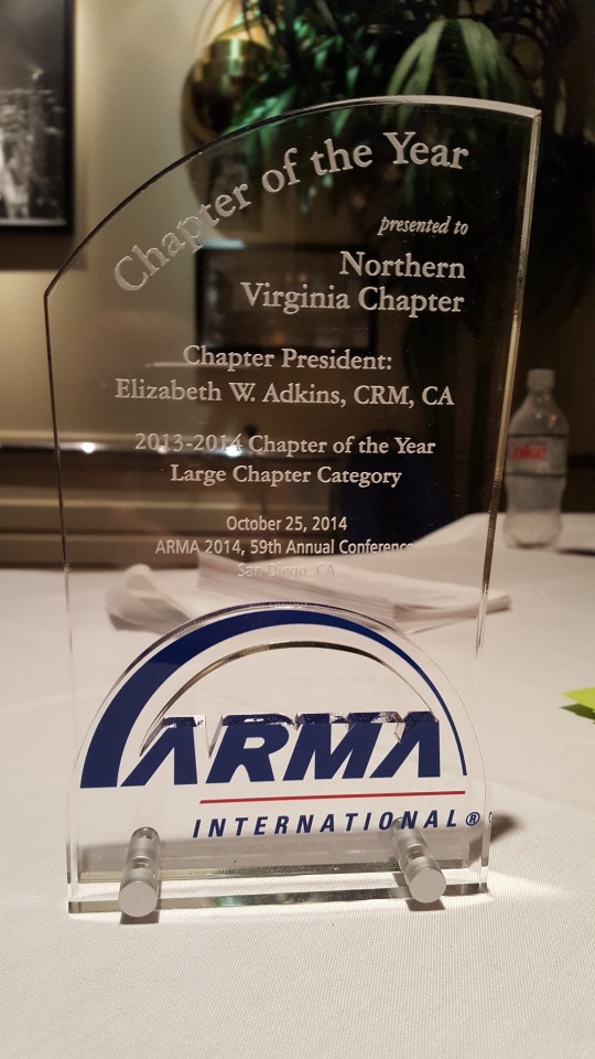 Chapter of the Year Award
